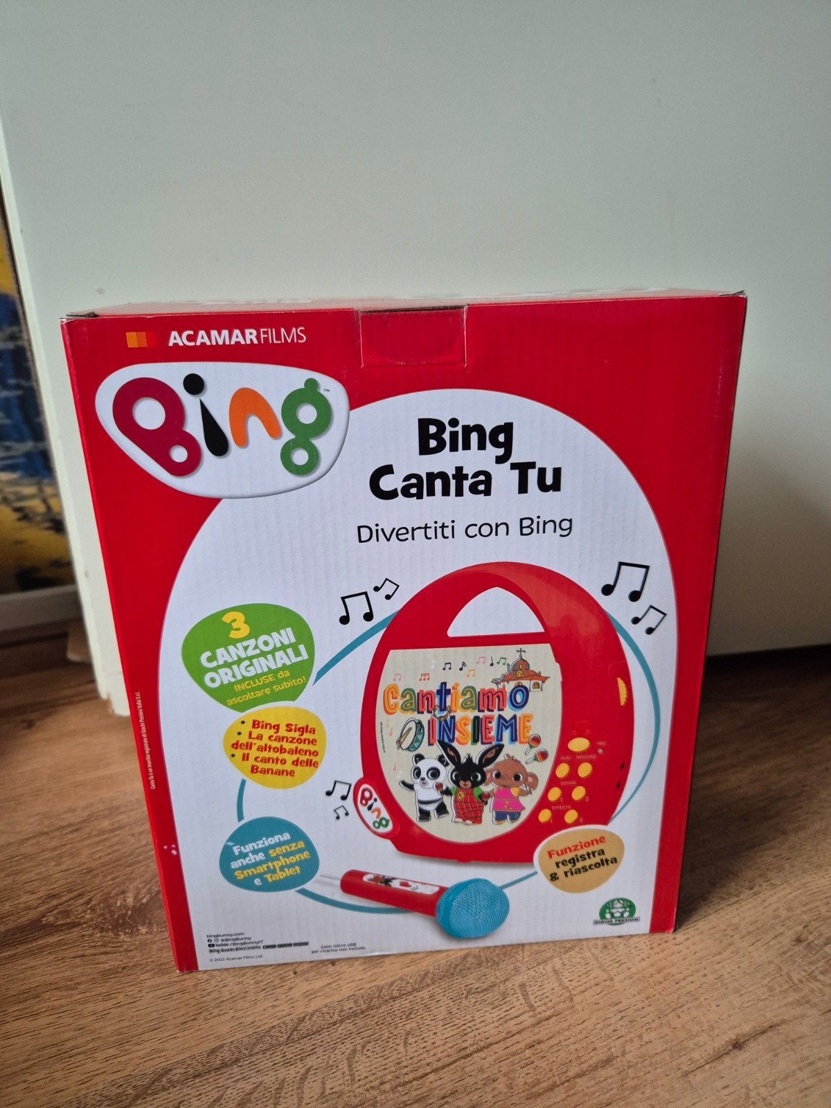 Bing Canta Tu- Italiaanse karaokeset, NIEUW, Kinderen en Baby's, Ophalen of Verzenden, Nieuw, Elektronica
