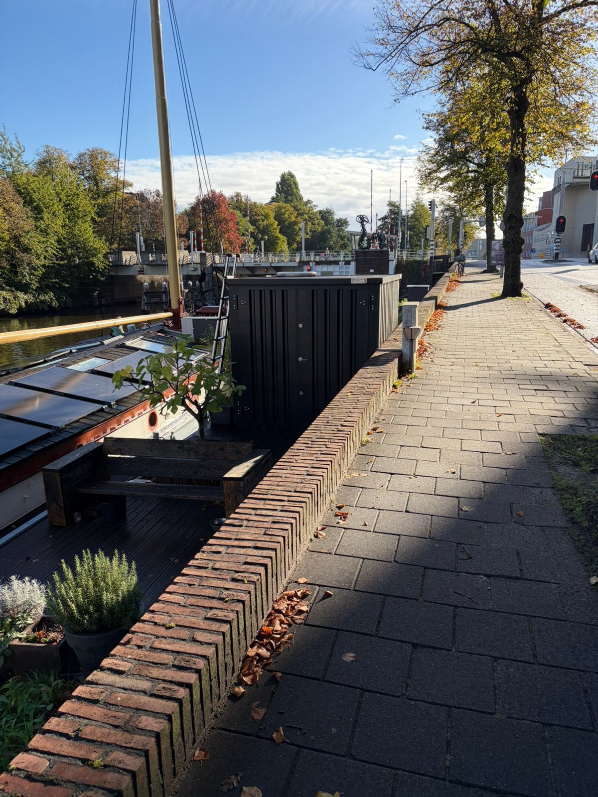 Containerschuur 3x2x2 meter zwart gealviniseerd staal, Ophalen, Zo goed als nieuw, Overige materialen