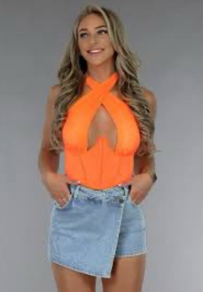 Uwantisell tof zomers setje mesh top & jeans skort mt M, Ophalen of Verzenden, Maat 38/40 (M)