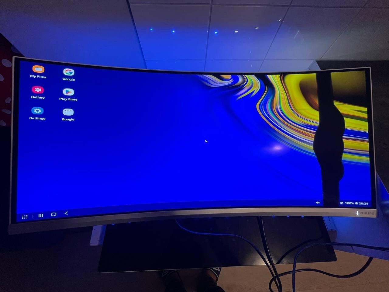 Philips Evnia 34M2C6500AM/01 QD-OLED 34" – Beschadigd, Computers en Software, Gaming, Philips, Gebruikt, Curved