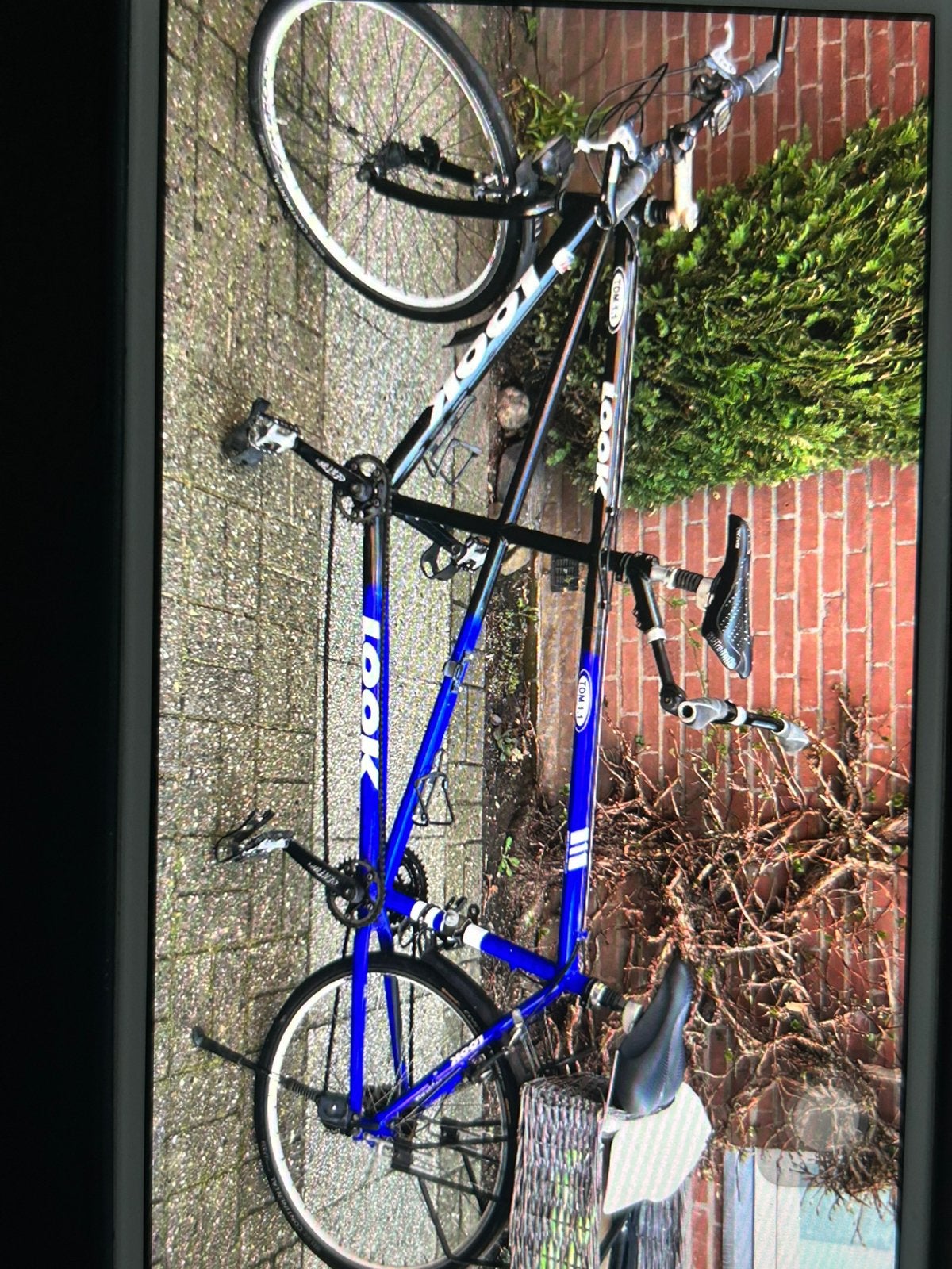 Tandem fiets merk LOOK, Fietsen en Brommers, Fietsen | Tandems, Ophalen, Vering, Velgrem, Look