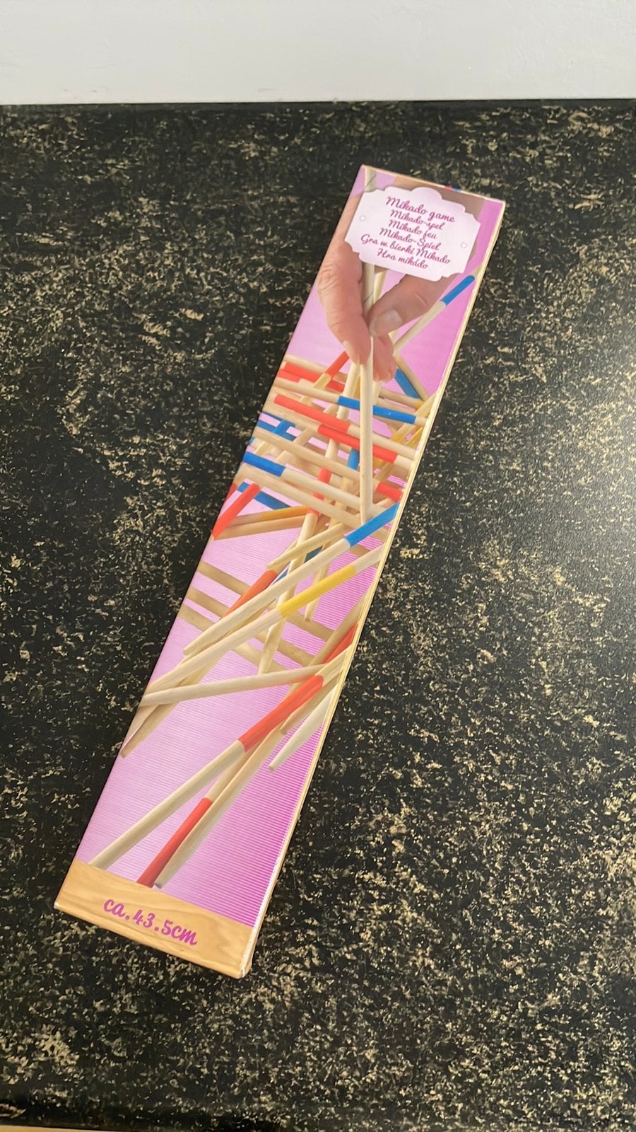 Mikado spel, grote uitvoering, 43,5 cm, Ophalen of Verzenden, Zo goed als nieuw