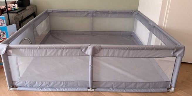 Grondbox 180x200 grijs, Ophalen of Verzenden, Zo goed als nieuw