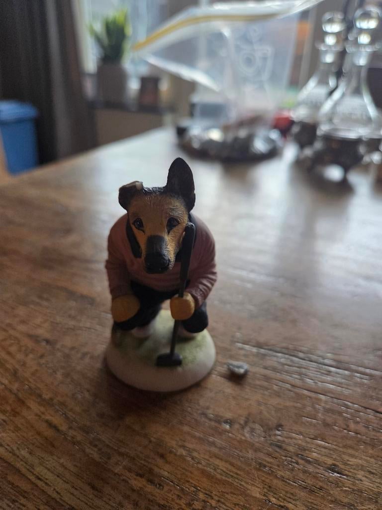 Robert Harrop "Alsatian Golfer" CC51 - Country Companions, Ophalen of Verzenden, Zo goed als nieuw, Dier