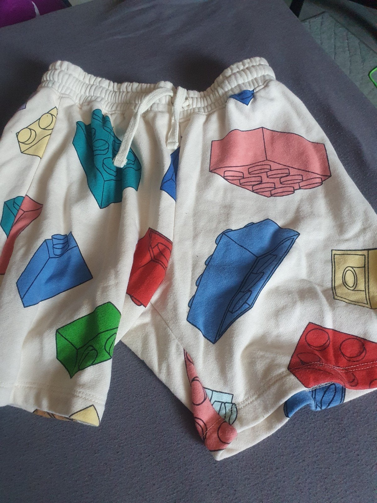 lego blokjes broek kort maat 134/140, Ophalen, Overige maten, Zwart