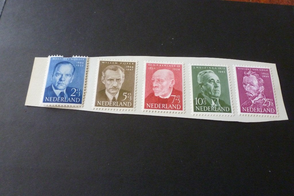 Compleet - 5x oude serie Zomerzegels 1954 ongestempeld, Postzegels en Munten, Ophalen of Verzenden, Na 1940, Postfris