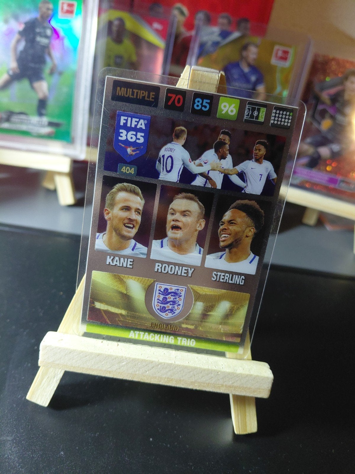 kane/rooney/sterling (engeland) attacking trio panini, Ophalen of Verzenden, Nieuw, Buitenlandse clubs, Poster, Plaatje of Sticker