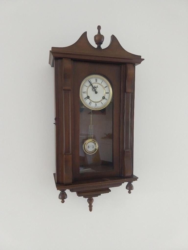 Prachtige vintage klok ''Walt Style'' - Regulateur, Antiek en Kunst, Ophalen