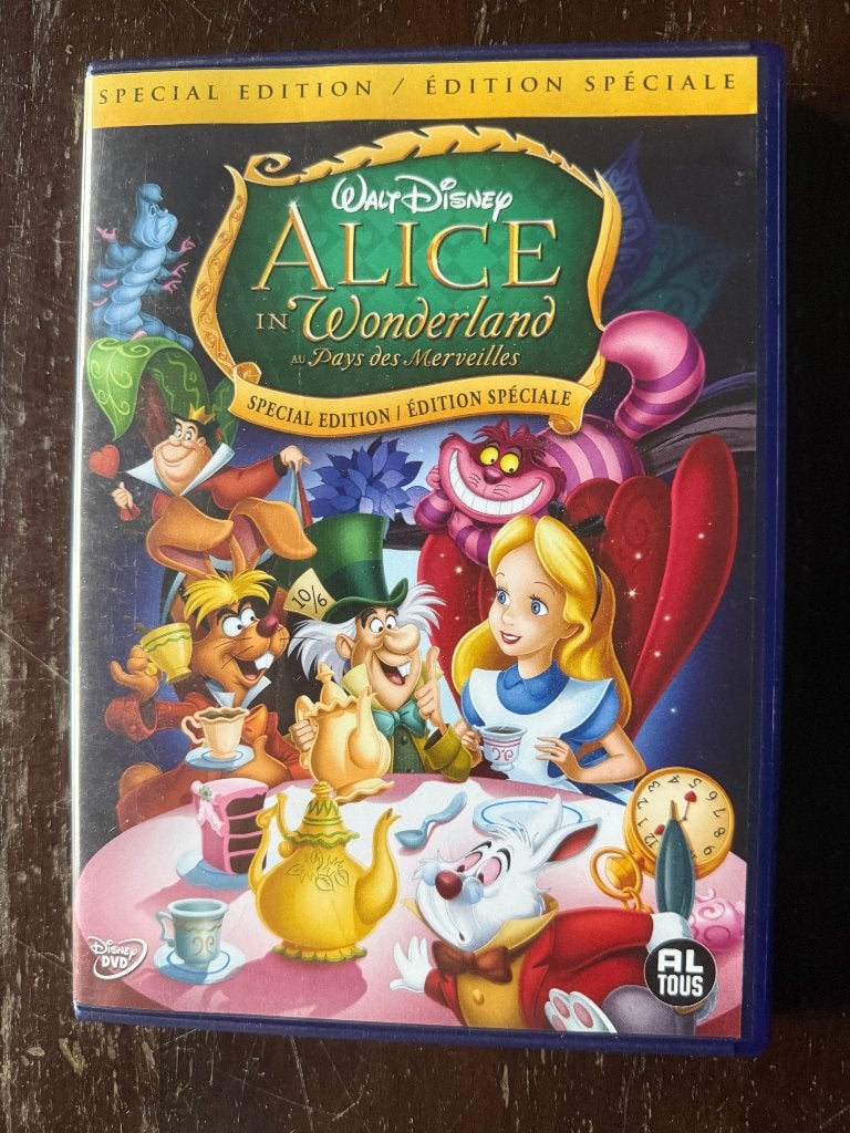 Walt Disney Alice in Wonderland DVD Special Edition (13 ), Cd's en Dvd's, Dvd's | Tekenfilms en Animatie, Europees, Bonusmateriaal