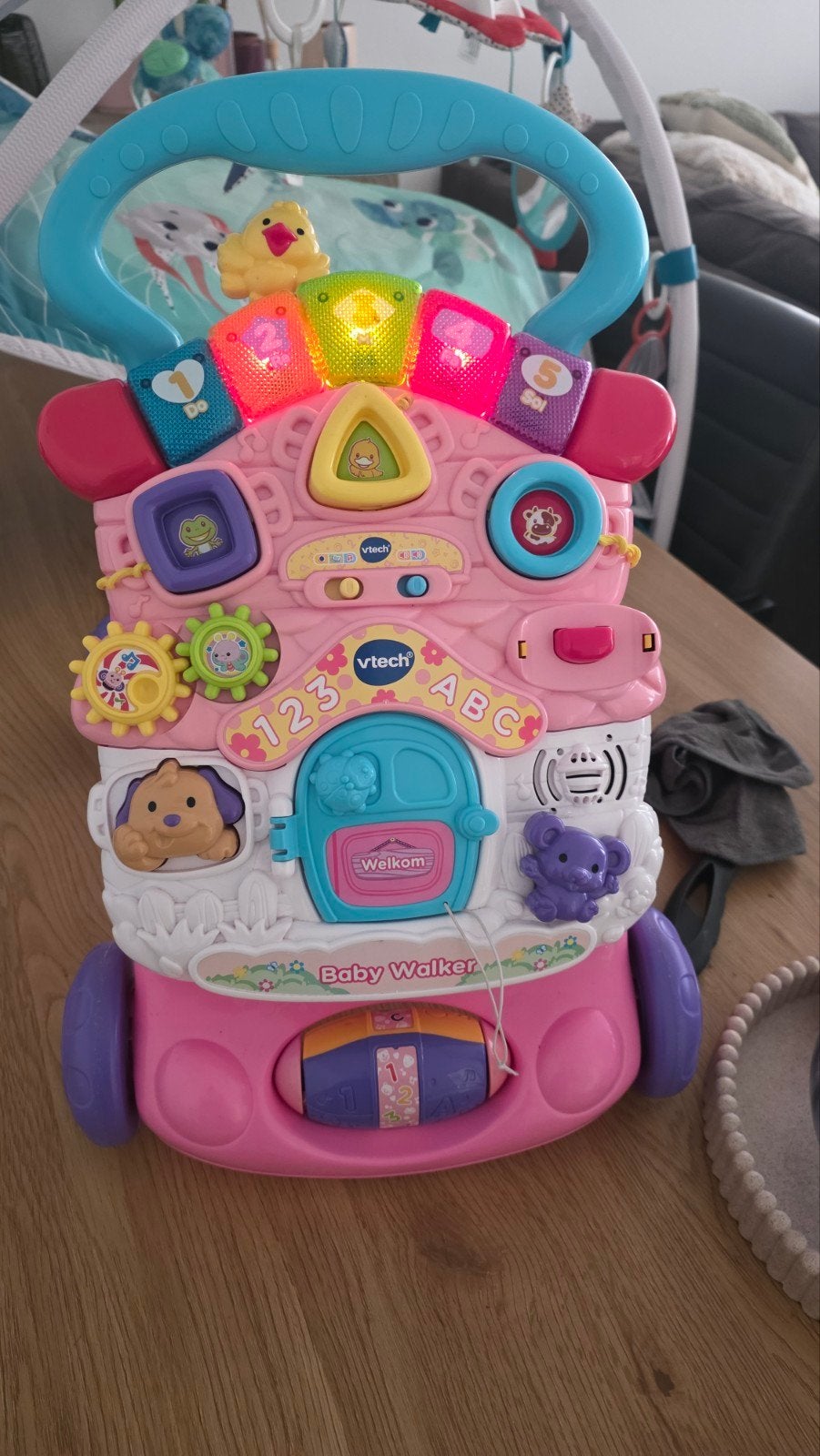 VTech Baby Walker Roze - Interactieve Loopwagen, Ophalen