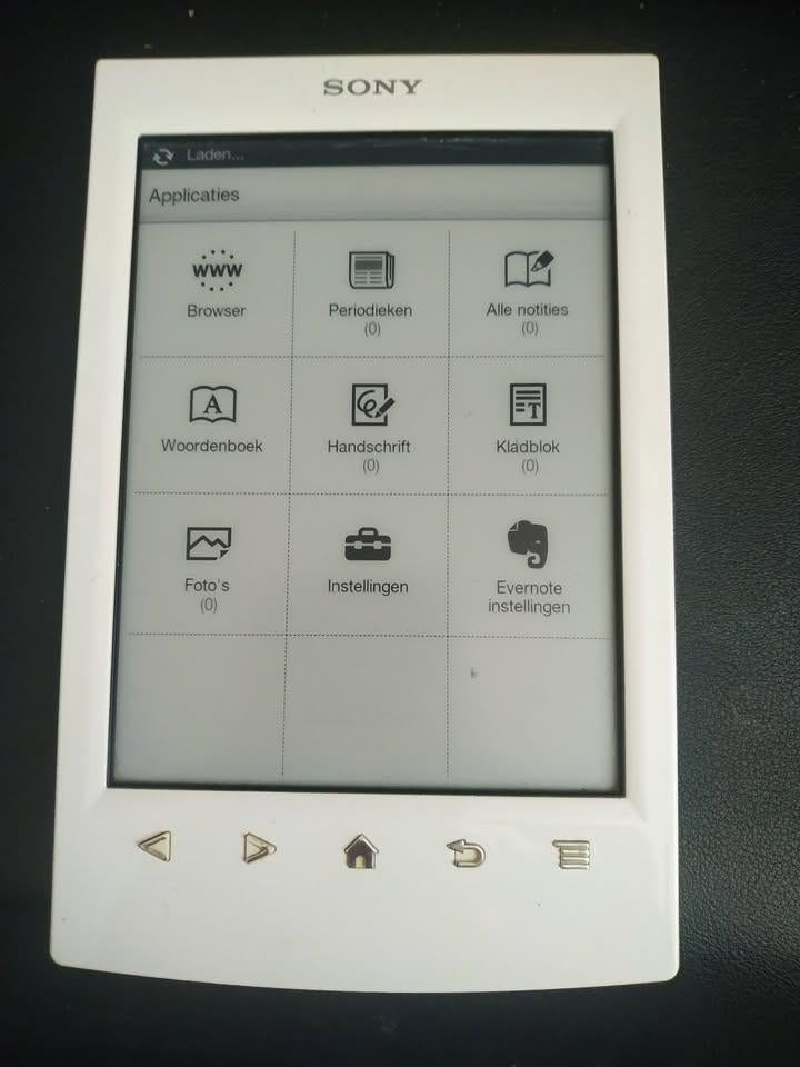 Book Reader PRS-T2 wit, Gebruikt, 6 inch of minder, Ophalen of Verzenden, 4 GB of minder