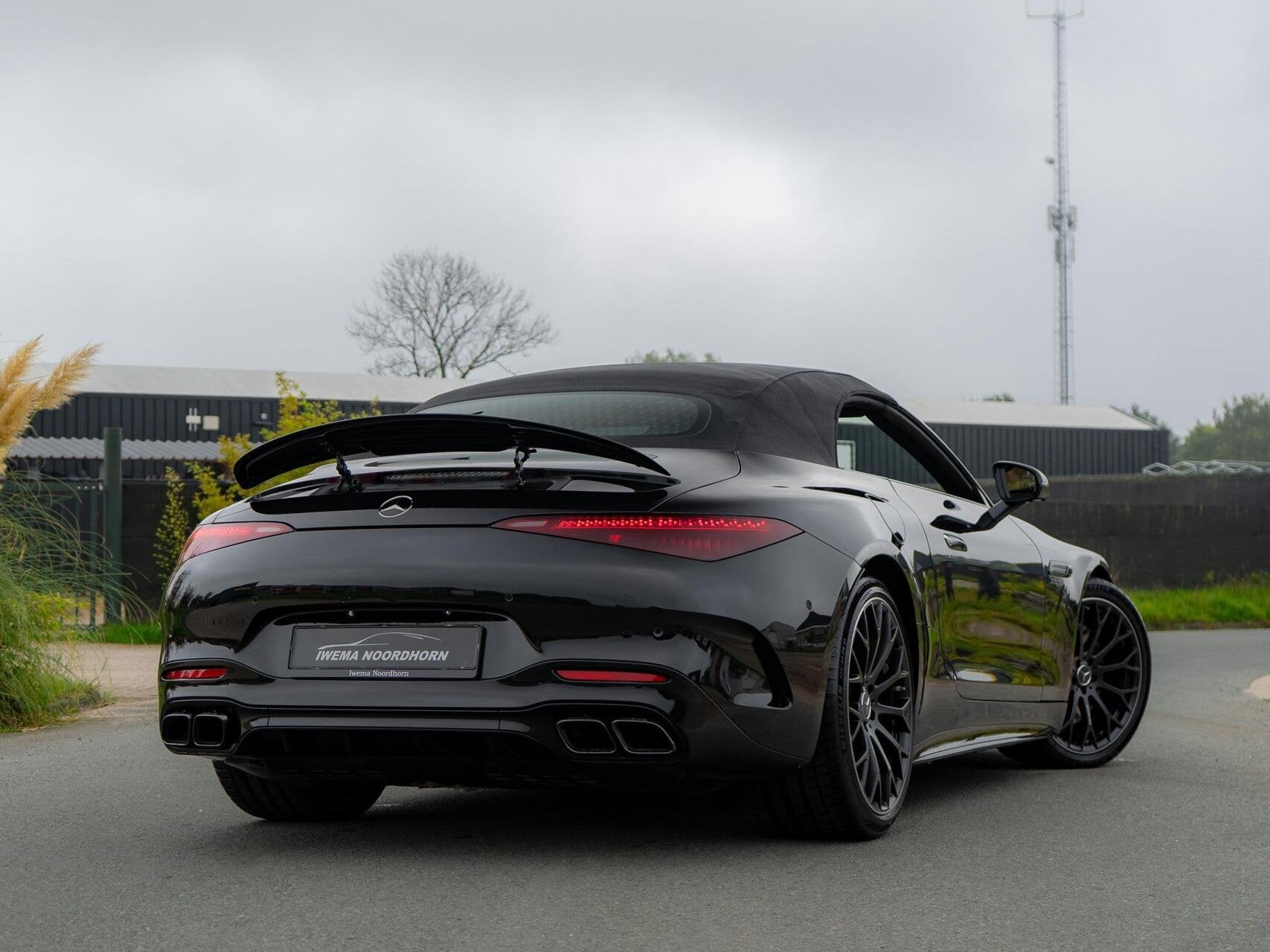 Mercedes SL-klasse Roadster AMG 63 4MATIC+ Carbon|Burmester, Auto's, Automaat, Gebruikt, Cabriolet, Zwart