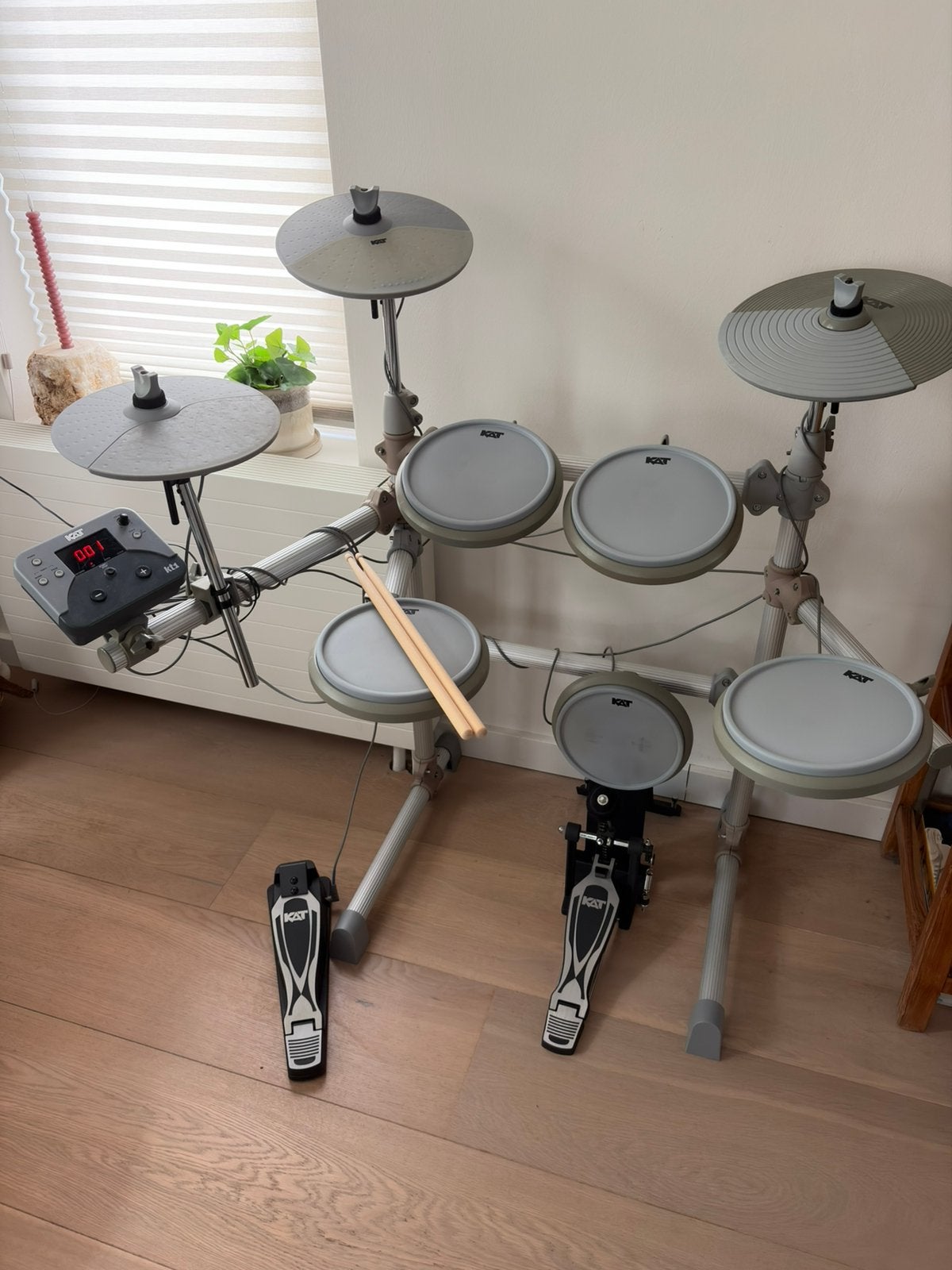 Elektrisch drumstel KAT kt1, Muziek en Instrumenten, Drumstellen en Slagwerk, Ophalen, Gebruikt, Overige merken