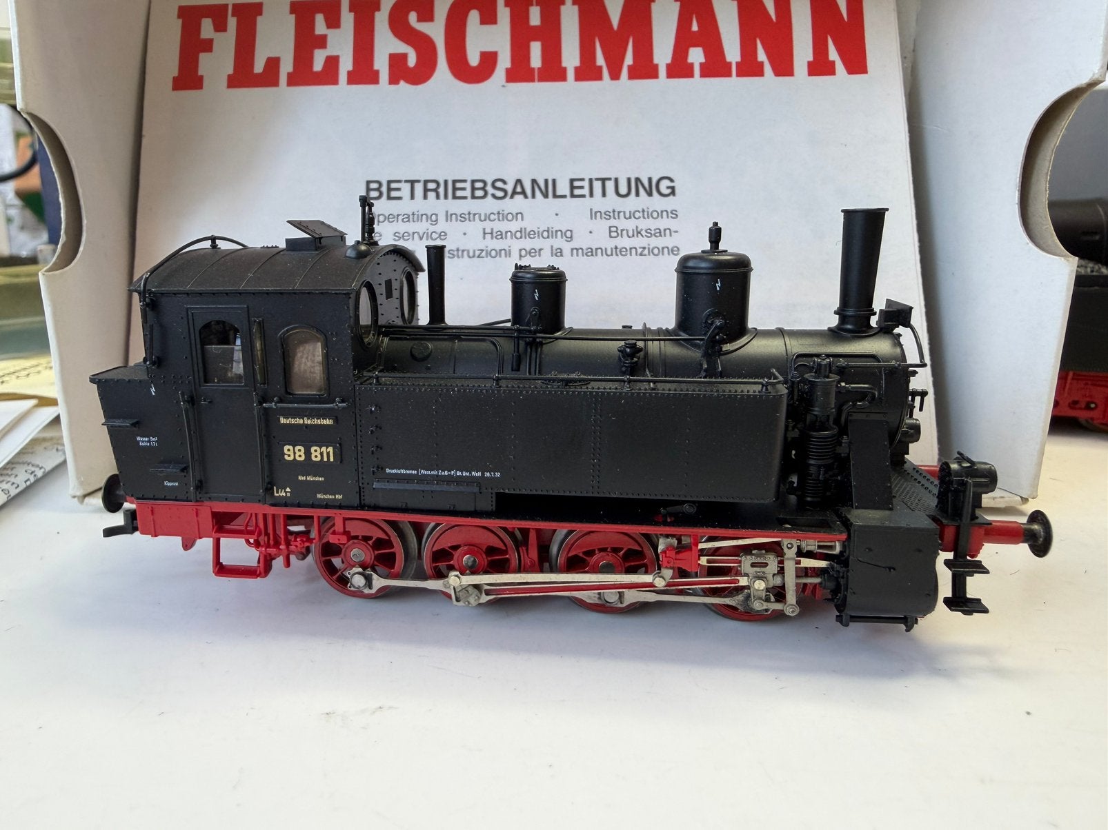 Fleischmann BR98 DRG digitaal, Fleischmann, Ophalen of Verzenden, Zo goed als nieuw, Analoog