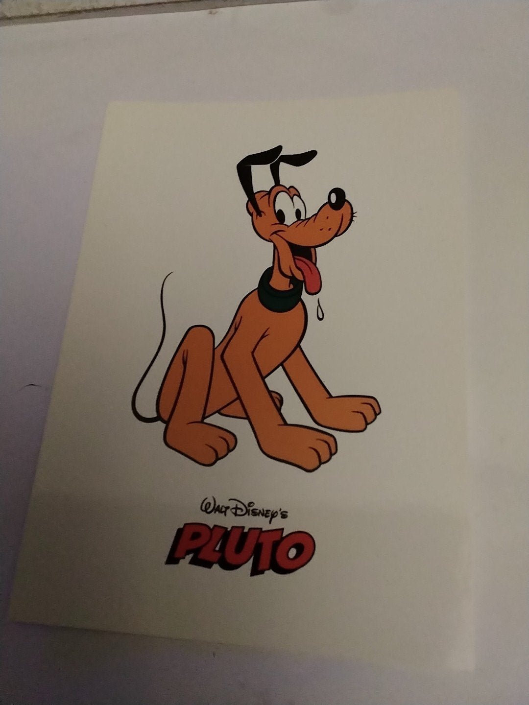 Disney Pluto print - 1990 Walt Disney Company, Verzamelen, Ophalen of Verzenden