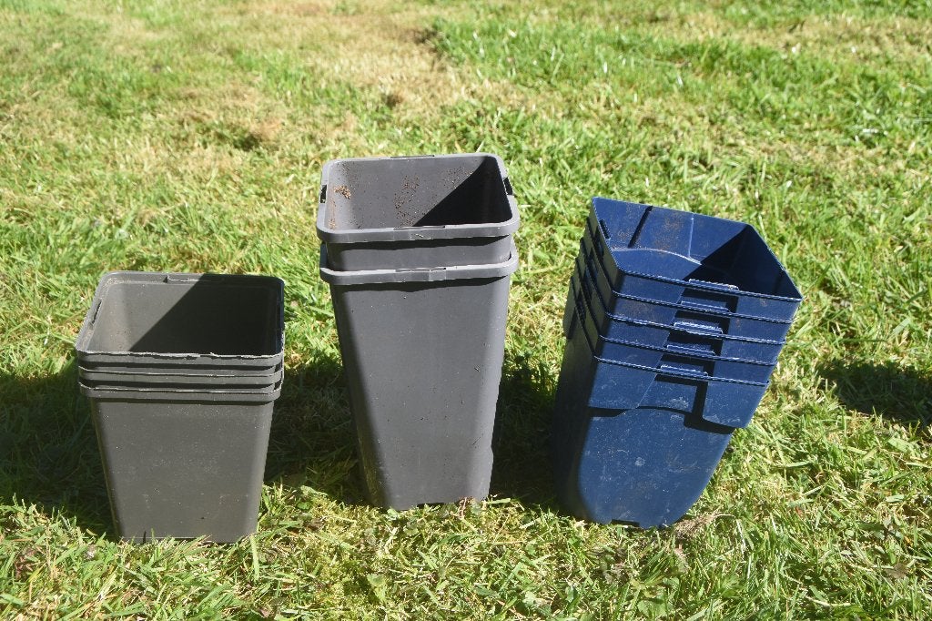 10 stuks Vierkante Plantenpotten Kweekpotten, Tuin en Terras, Kunststof, Minder dan 30 cm, Vierkant, Ophalen of Verzenden