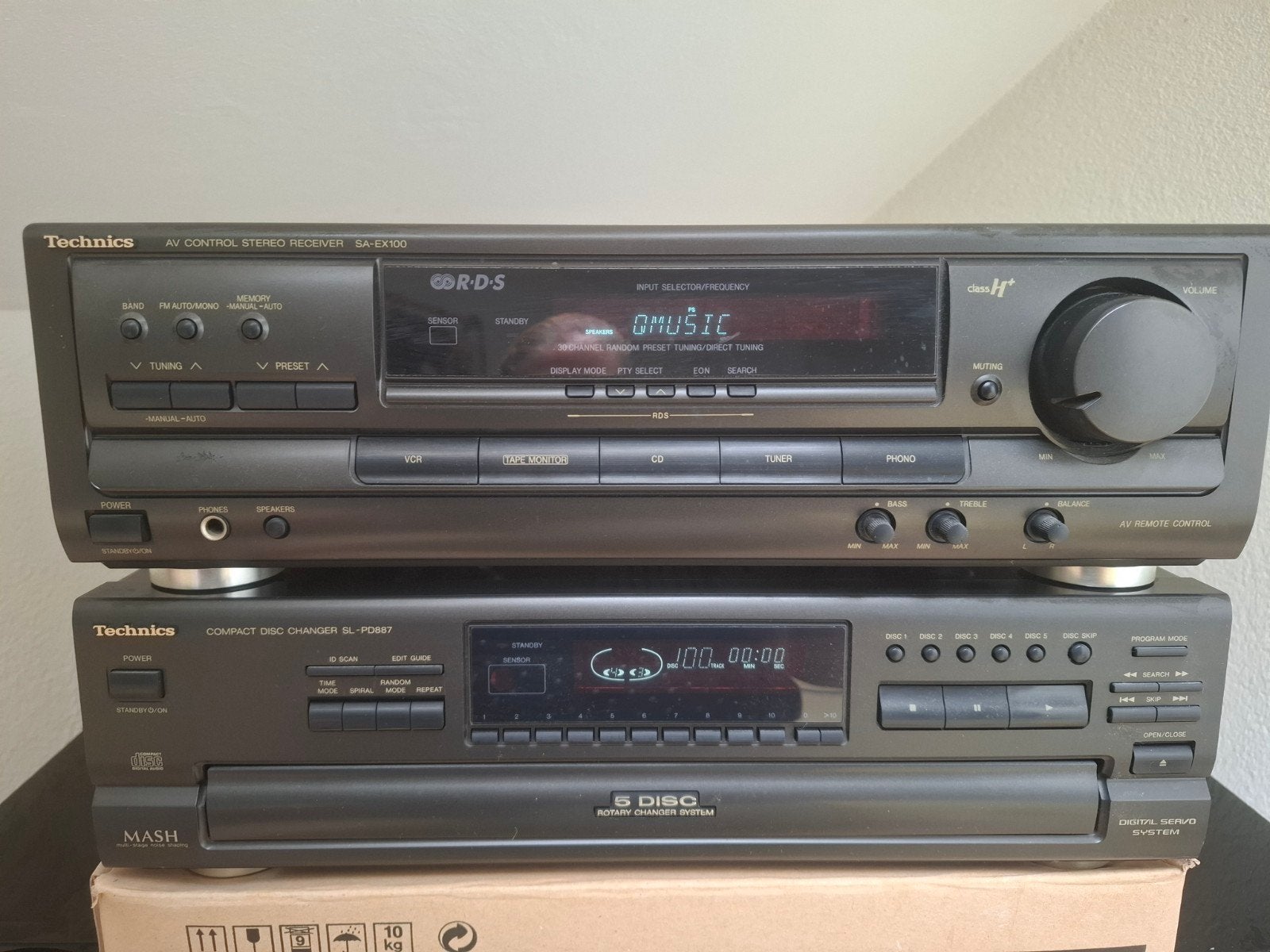 Technics Stereo Set met Yamaha Speakers NS-BP300 en Afstands, Ophalen