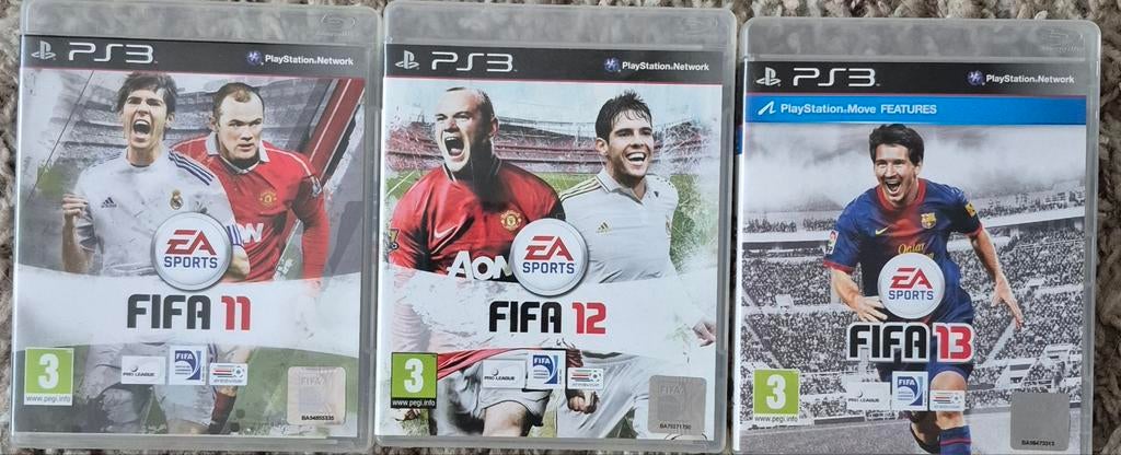 FIFA 11, 12, 13 voor PlayStation 3 (PS3) - Voetbalgames, Spelcomputers en Games, Games | Sony PlayStation 3, Gebruikt, Ophalen of Verzenden