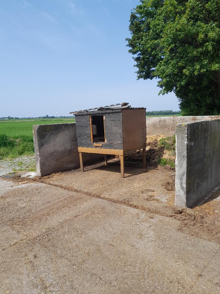 Kippenhok, Dieren en Toebehoren, Pluimvee | Toebehoren, Ophalen, Gebruikt, Kippenhok of Kippenren