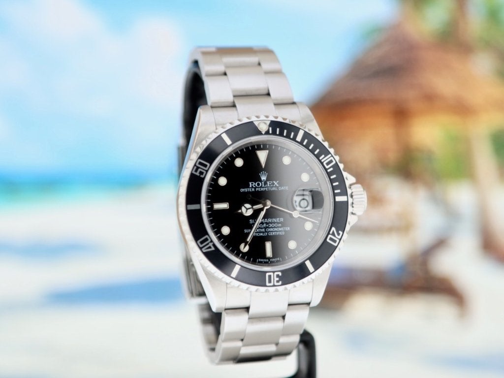 Rolex Submariner Date 16610 Z-Series Zeer Goede Staat 2007NL, Staal, Polshorloge, Ophalen of Verzenden, Zo goed als nieuw