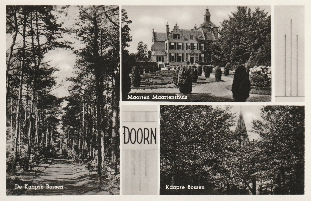 DOORN Kaapse Bossen Maarten Maartenshuis, Verzenden, 1960 tot 1980, Ongelopen, Utrecht