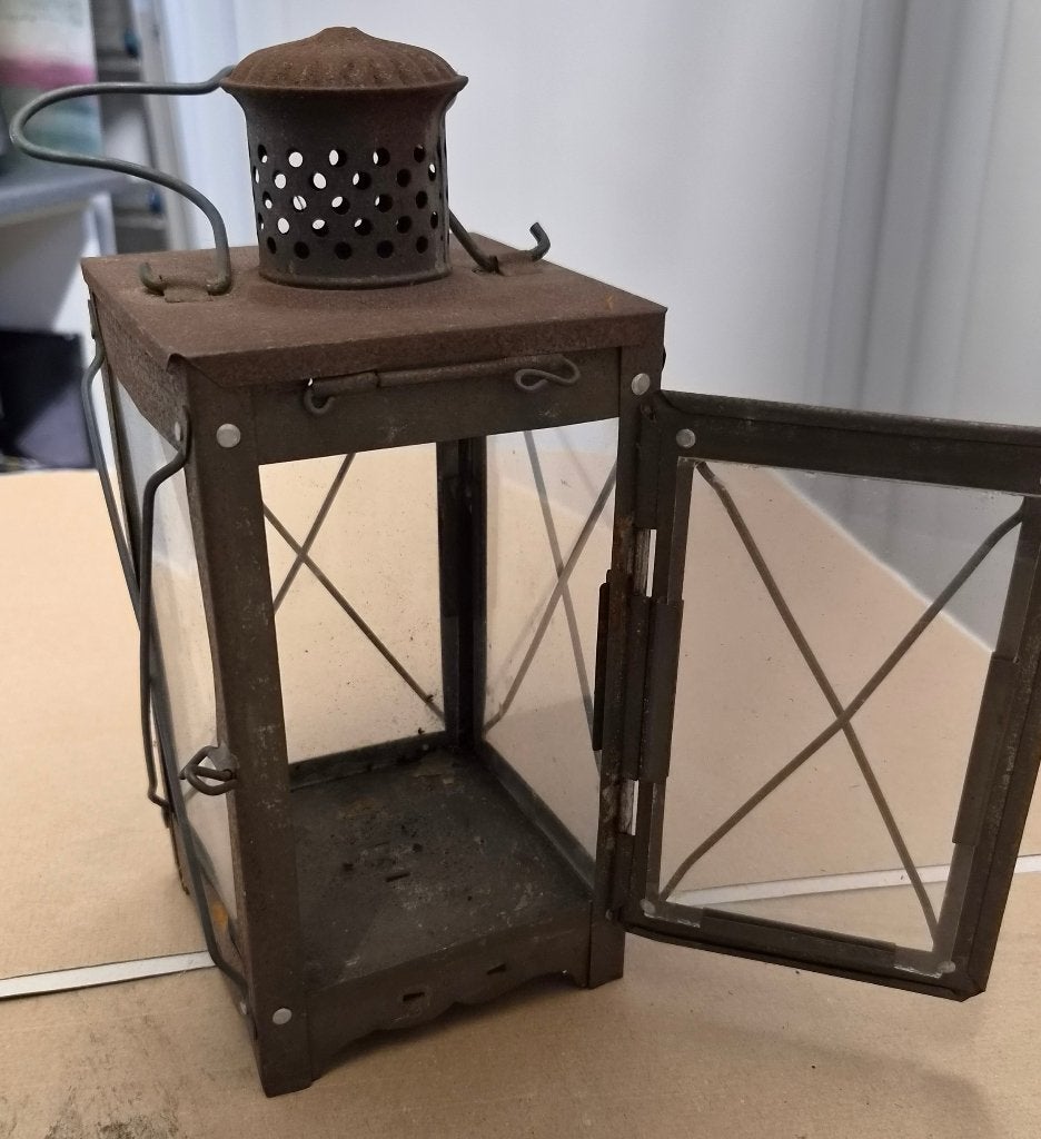 Vintage nacht lamp Binnengasthuis Amsterdam, Ophalen