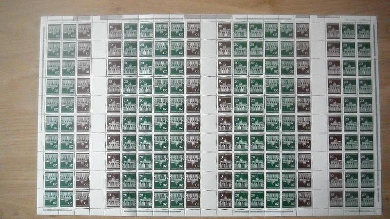 Duitsland 1966/67, compleet vel met 180 postfrisse zegels., Verzenden, BRD, Postfris