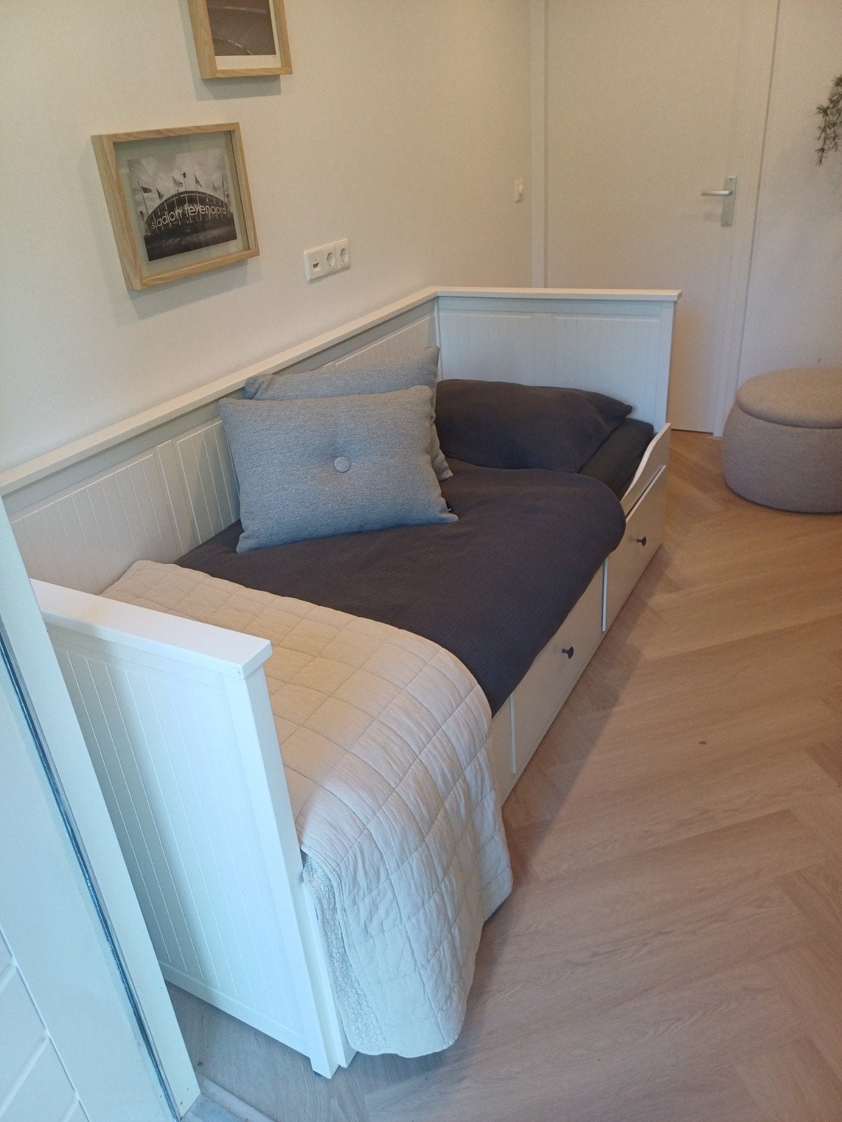 Bedbank Ikea inclusief matras, Ophalen, Tweepersoons