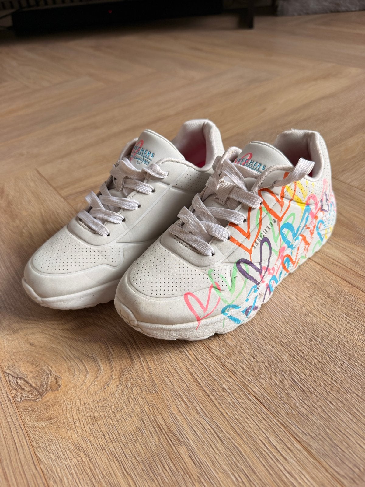 Skechers sneakers UNO Lite, Kleding | Dames, Ophalen of Verzenden, Zo goed als nieuw, Wit, Sneakers of Gympen