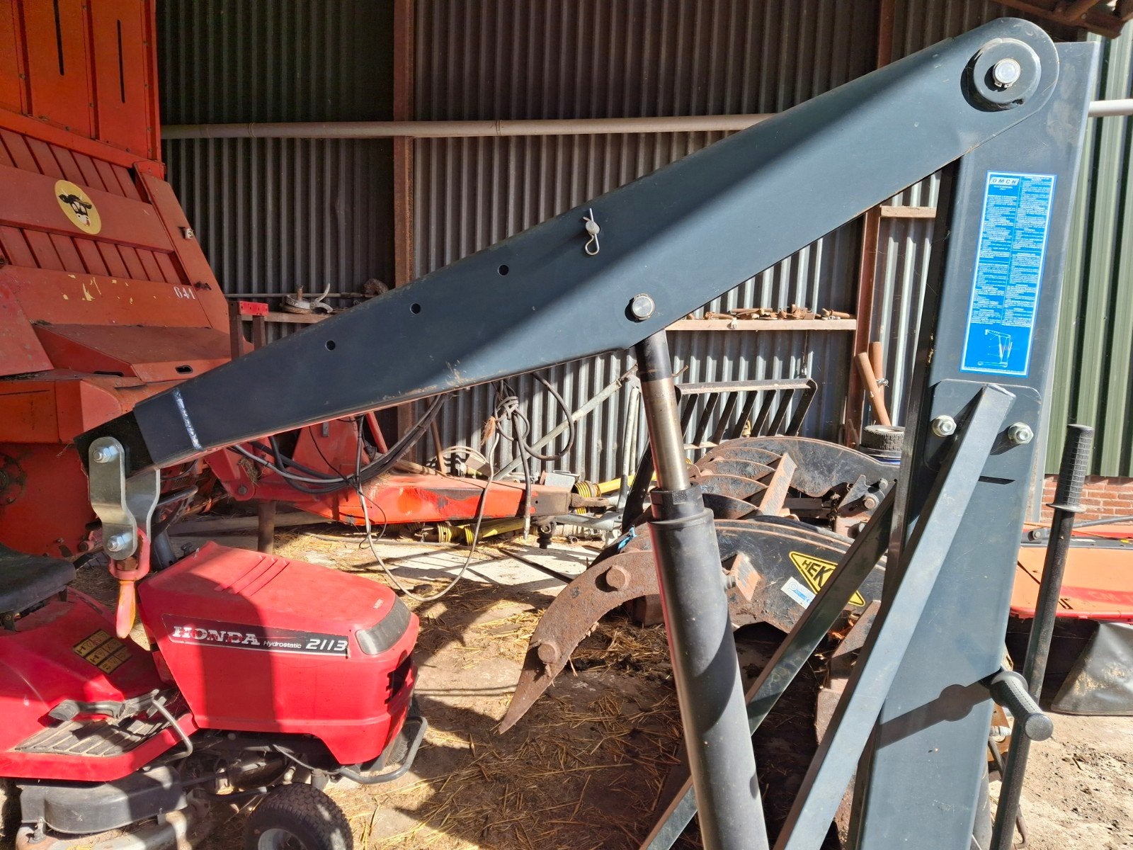 OMCN SL/20 Werkplaatskraan - 2000 kg capaciteit, Ophalen of Verzenden