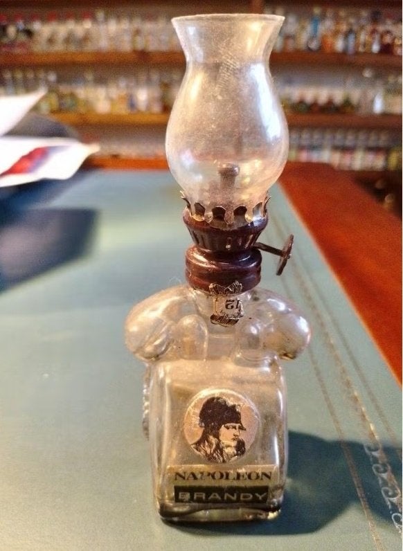 Miniatuur Napoleon Brandy Olie Lamp, Ophalen of Verzenden, Gebruikt, Frankrijk, Overige typen