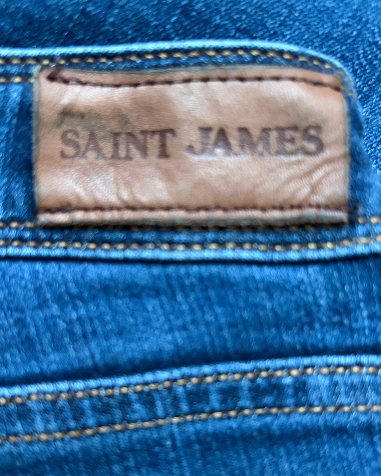 Saint James Jeans - Donkerblauwe spijkerbroek, maat 44/46, Kleding | Dames, Ophalen of Verzenden, Zo goed als nieuw, Blauw, W33 - W36 (confectie 42/44)