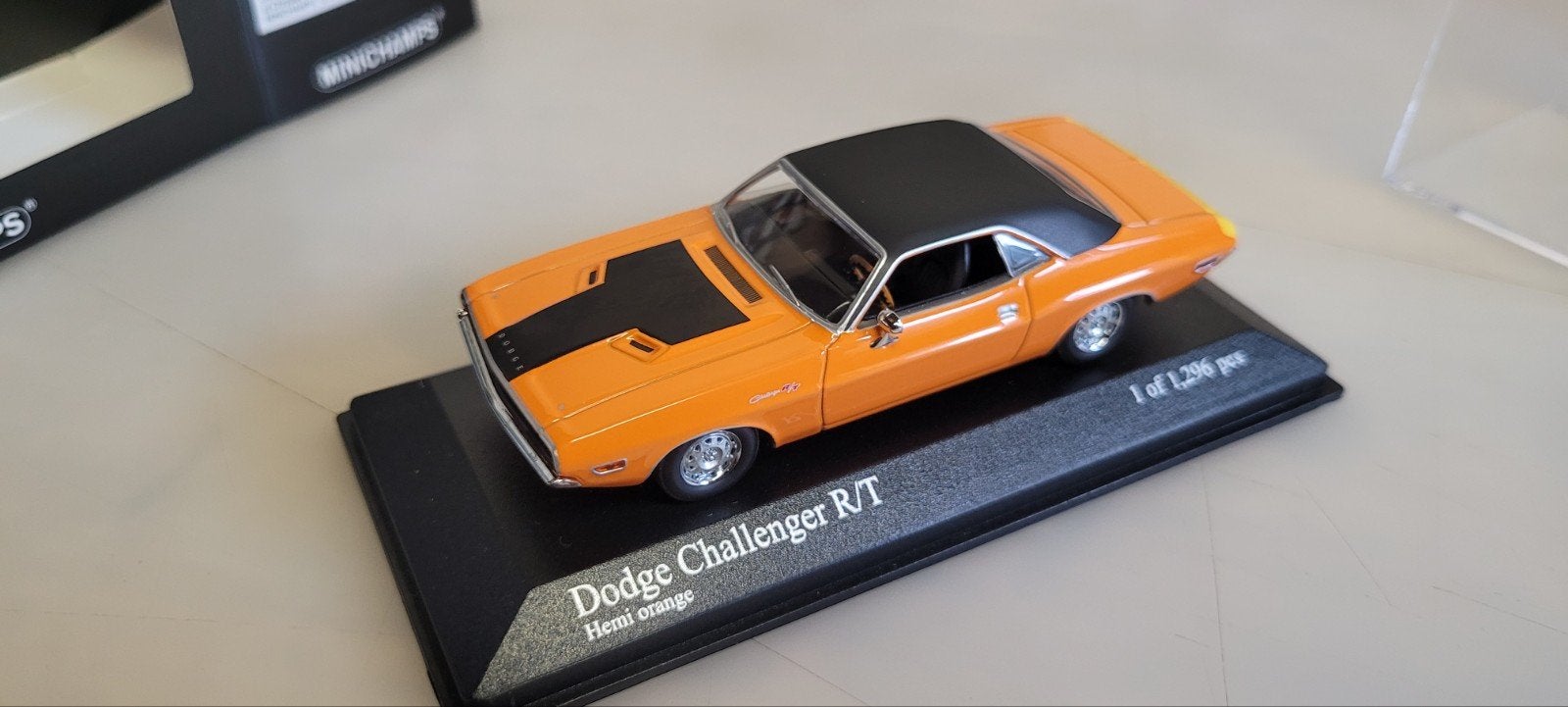 Minichamps 1970 Dodge Challenger R/T, Ophalen of Verzenden, Nieuw, Auto, MiniChamps