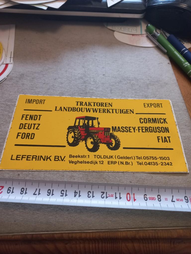 Levering bv toldijk mf ford fendt deutz tractoren en Fiat, Verzamelen, Ophalen of Verzenden, Zo goed als nieuw