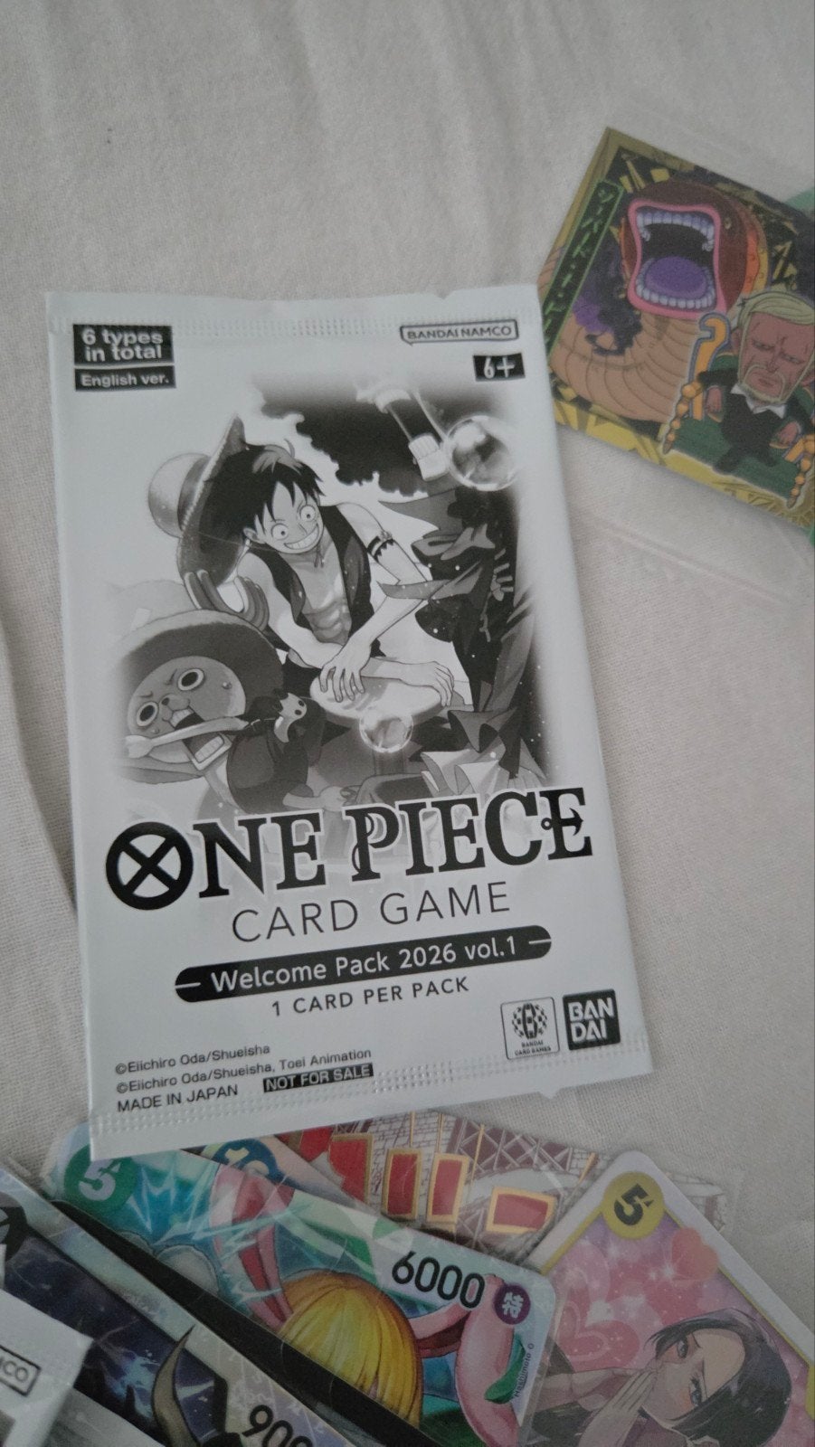 One Piece Welcome Pack 2026 Sealed Promo, Ophalen of Verzenden, Nieuw