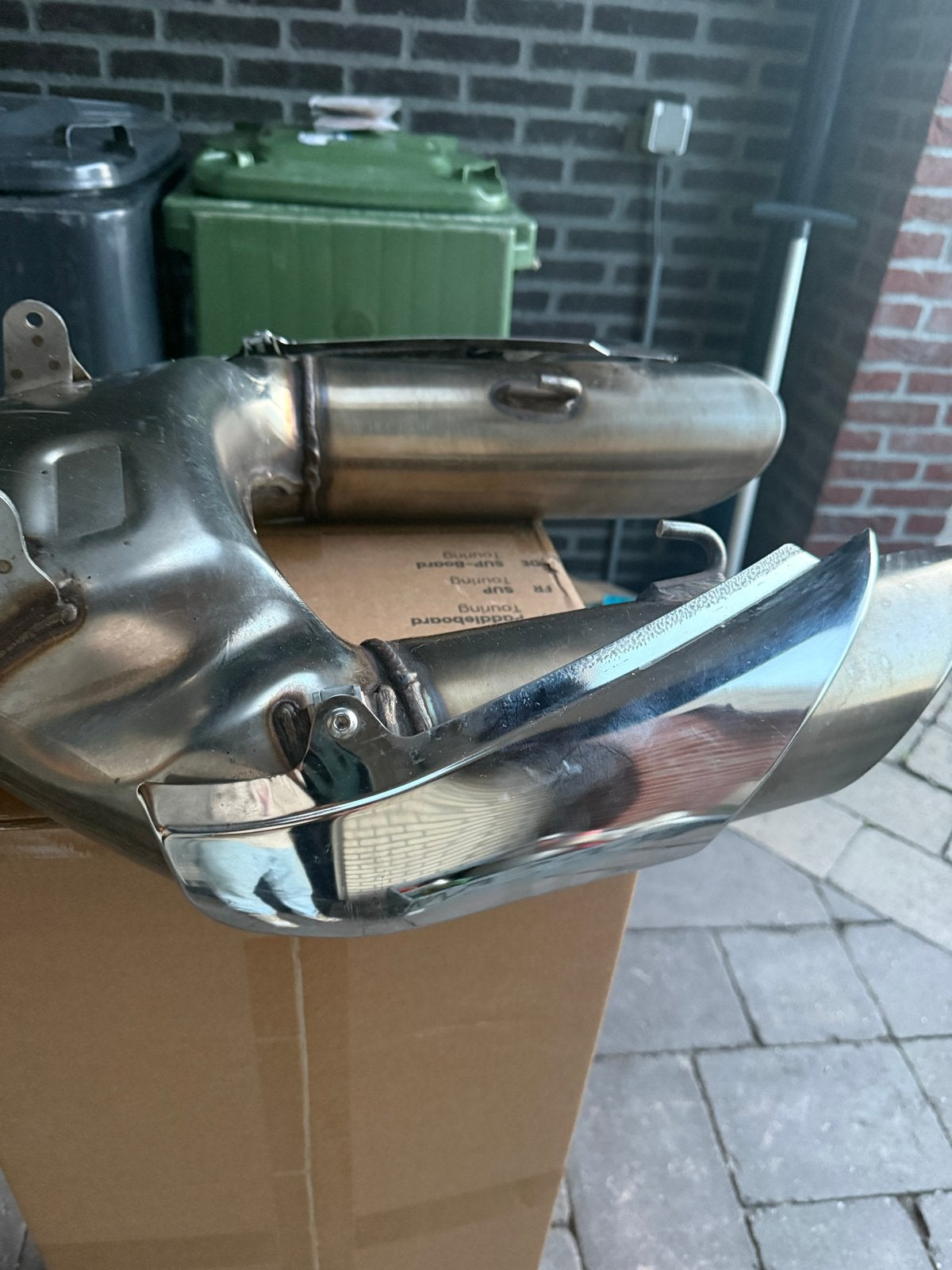 Originele uitlaat KTM Superduke 990 2005, Ophalen of Verzenden, Gebruikt