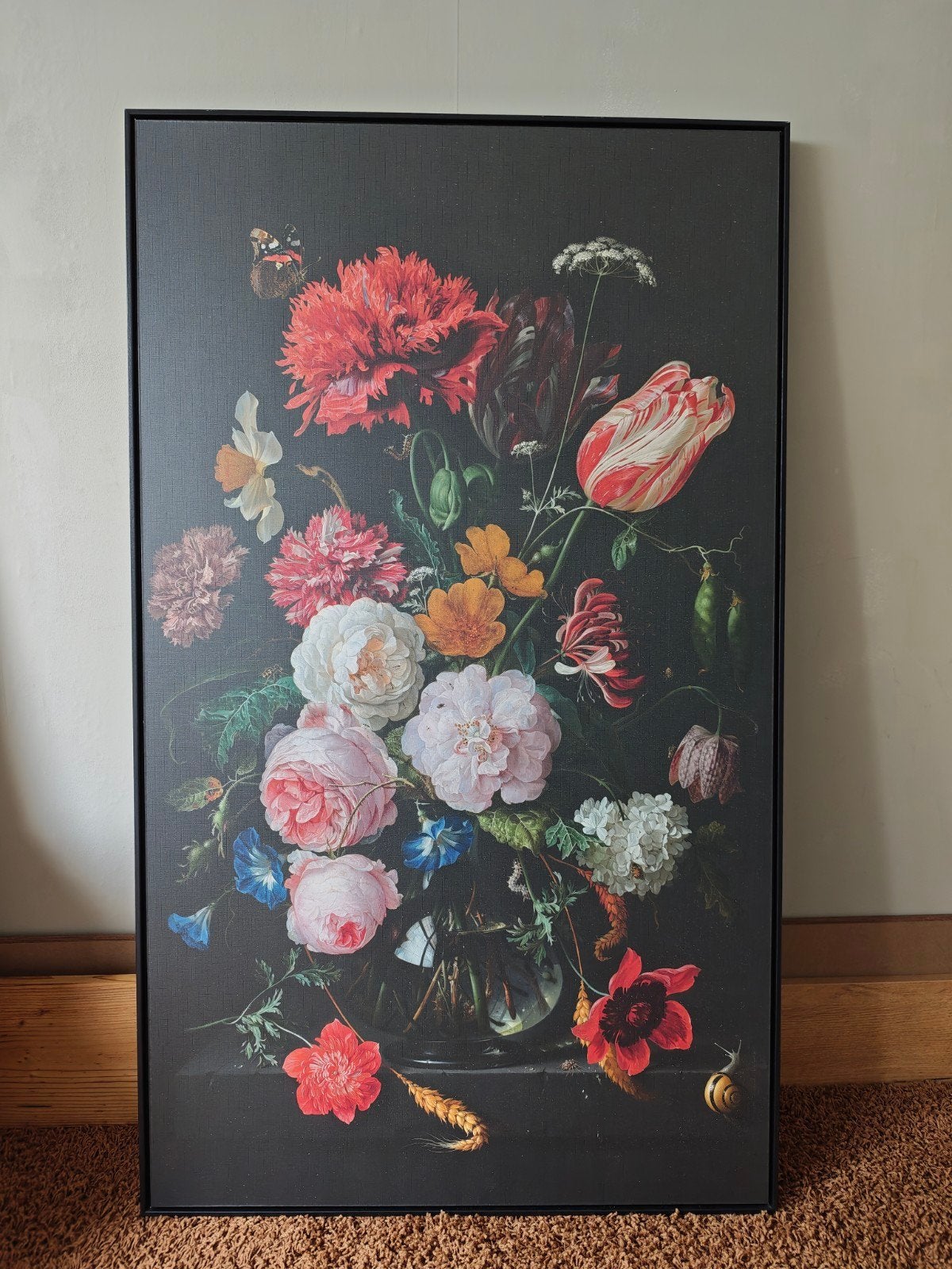 Prachtige Bloemenstilleven Canvas Print - Klassieke Stijl, Ophalen, 75 – 100, 50 tot 75 cm, Print