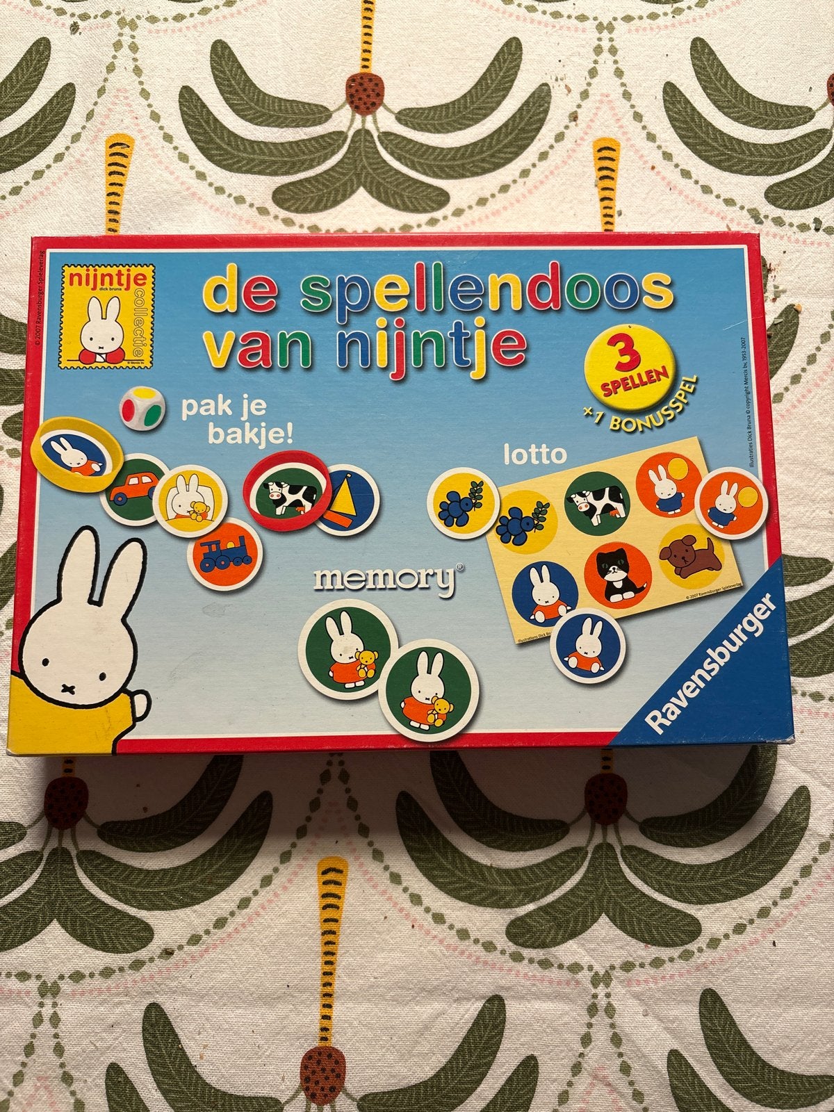 Nijntje De Spellendoos - 3 Spellen + 1 Bonusspel Ravensburge, Een of twee spelers, Ophalen of Verzenden, Gebruikt