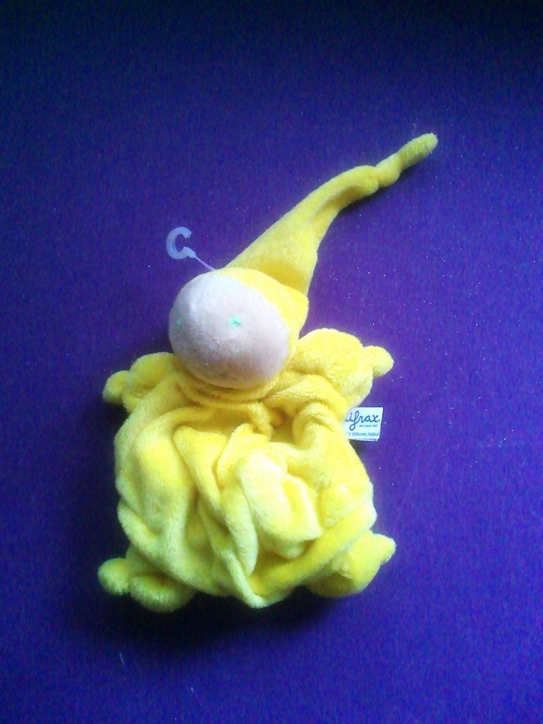DIFRAX Knuffeldoekje POPJE TUTTIE POPPIE. GEEL **Nieuw**, Overige merken, Geel, Overige typen, Nieuw