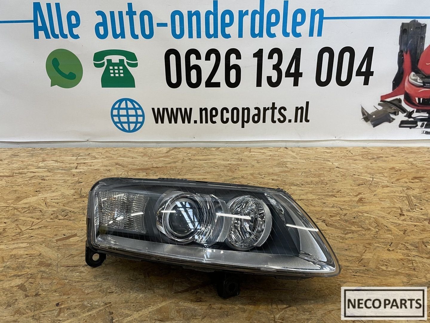 AUDI A6 4F 4F0 XENON KOPLAMP RECHTS COMPLEET 4F0941030, Gebruikt, -, -, -