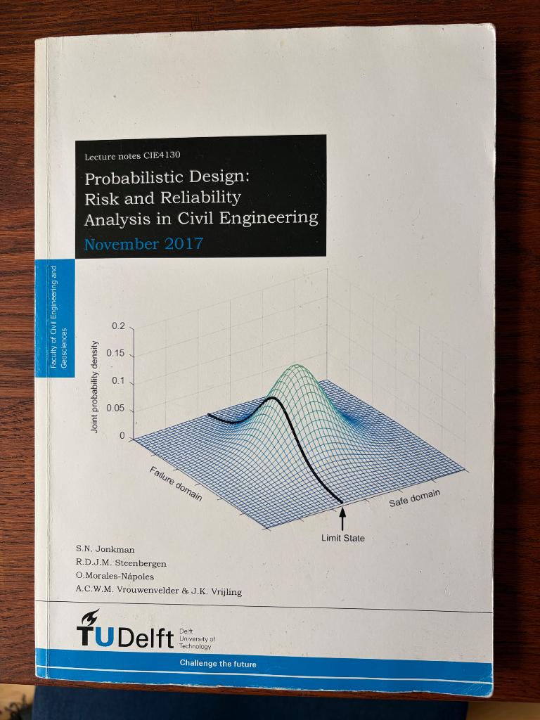 Probabilistic Design: Risk and Reliability CIE4130, Ophalen, Zo goed als nieuw