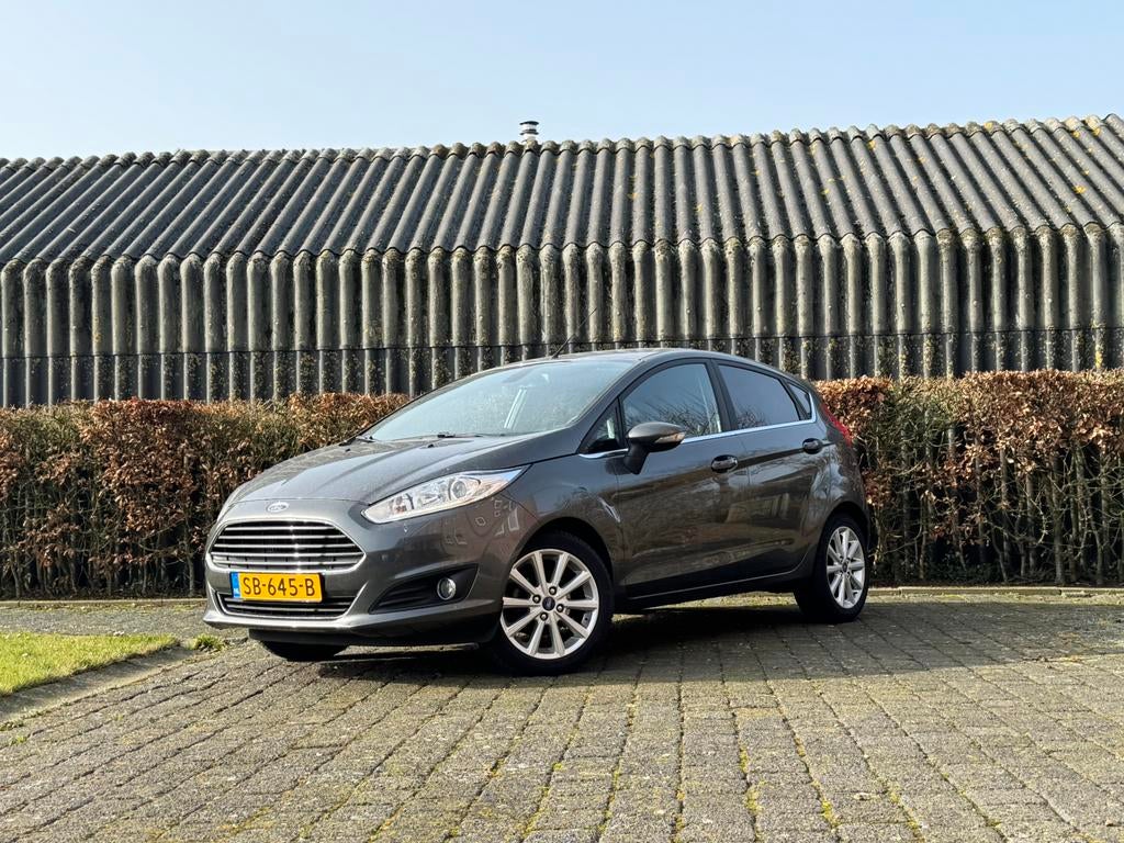 Ford Fiësta 1.0 Ecoboost 100pk/Nwe Riem/Trkhaak/Clima, Auto's, Ford, Voorwielaandrijving, Stof, Zwart, 100 pk