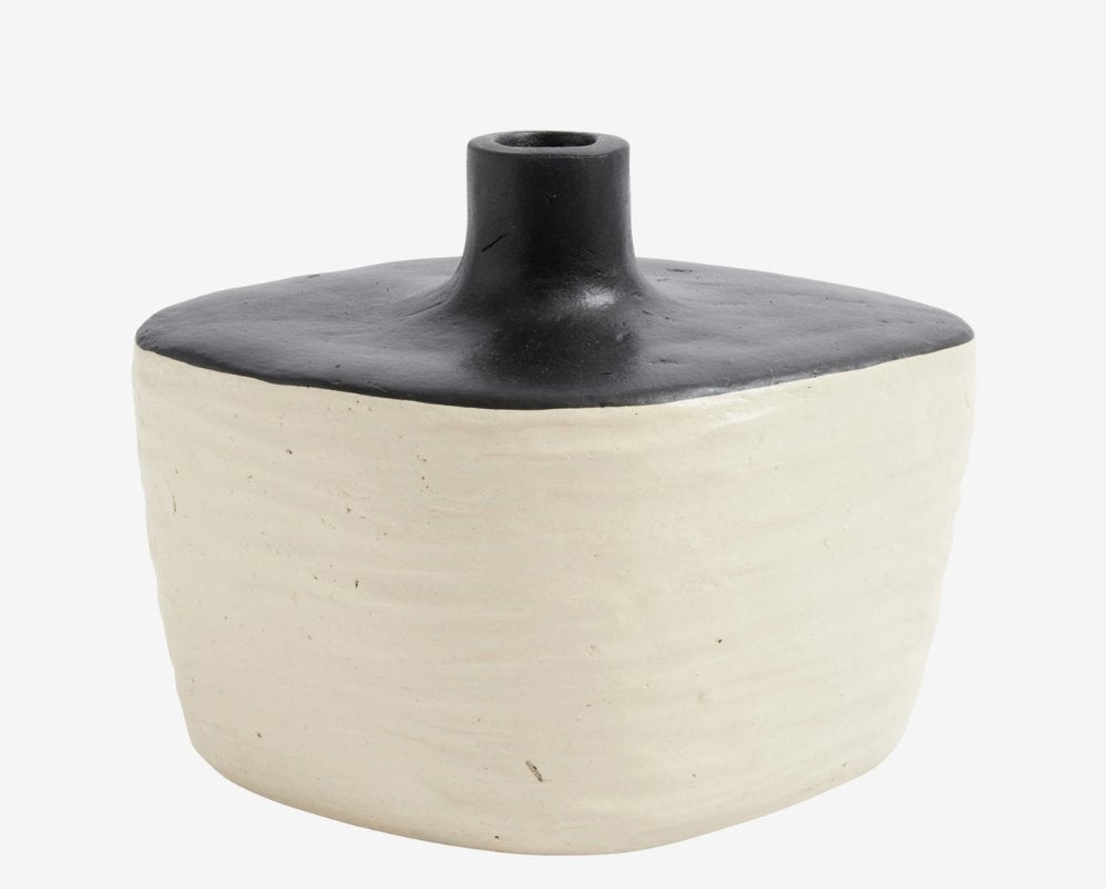 Muubs Vase Tuto, keramiek 24.5 Cm, Ophalen of Verzenden, Zo goed als nieuw, Overige kleuren
