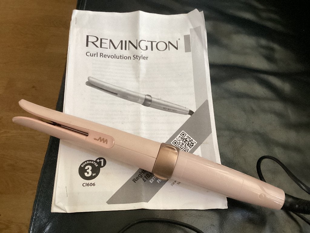 Krultang REMINGTON CURL REVOLUTION STYLER, Ophalen of Verzenden, Zo goed als nieuw, Krultang of Stijltang