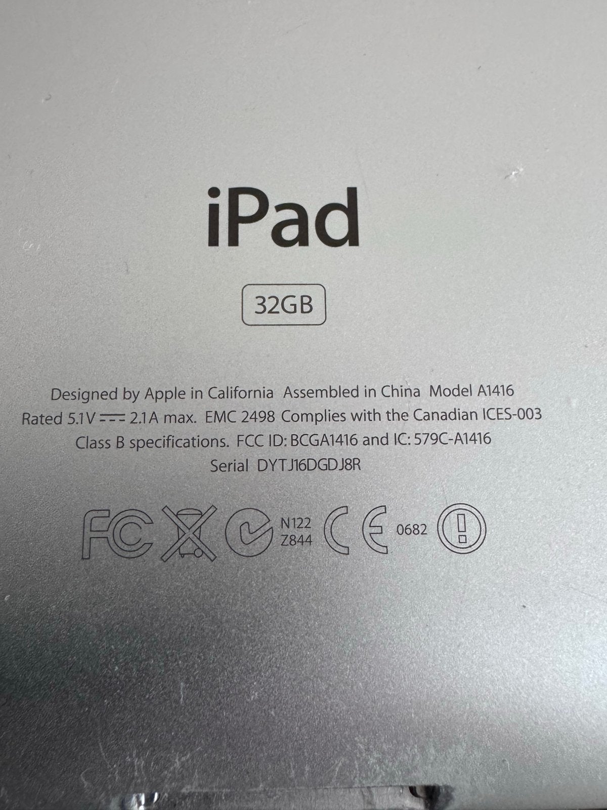 ** 2x iPad (A1416 & A1475) Niet werkend, scherm intact **, Computers en Software, Apple iPads, 10 inch, 32 GB, Apple iPad, Ophalen of Verzenden
