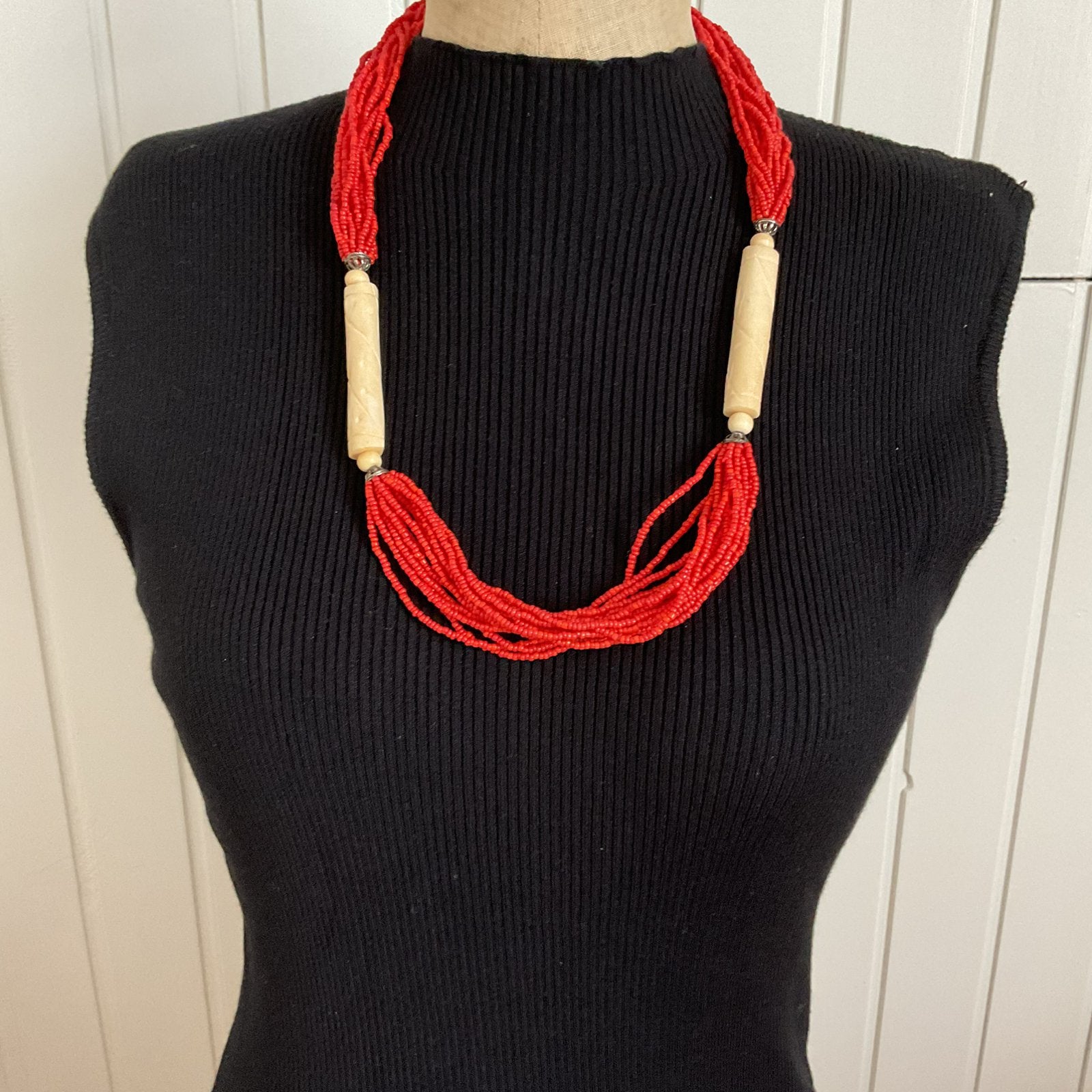 Kralen ketting, Ophalen of Verzenden, Zo goed als nieuw, Overige materialen