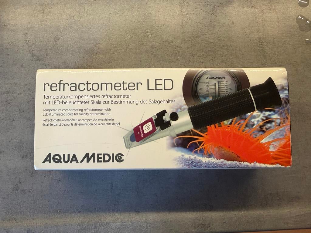 Aqua medic refractometer LED, Dieren en Toebehoren, Vissen | Aquaria en Toebehoren, Zo goed als nieuw, Overige typen, Aqua Medic