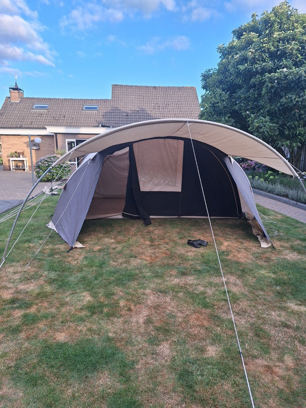 Te koop 6 persoons obelink trail 600 TC tunneltent, Ophalen, Gebruikt, Tot en met 6