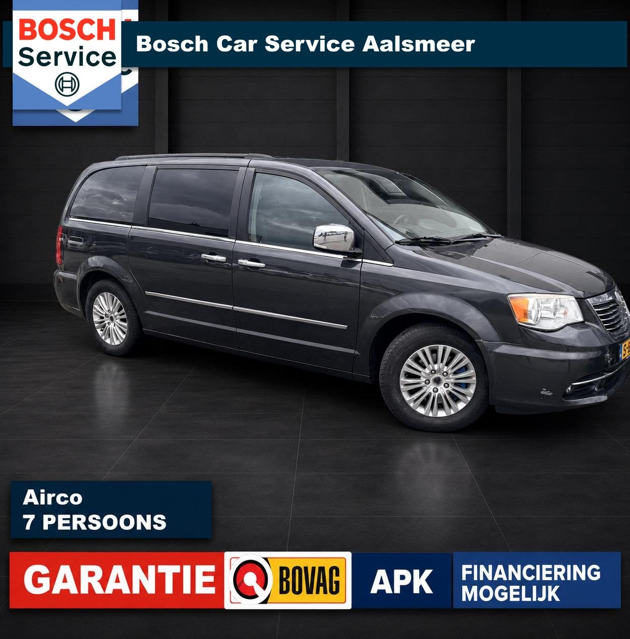 Lancia Voyager 2.8 Multijet Gold / Navi / Airco / Camera / N, Euro 5, 450 kg, Gebruikt, 4 cilinders
