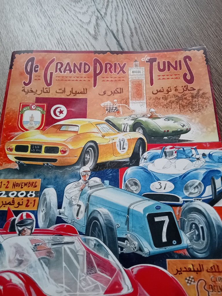 Grand Prix de Tunis 2008 - Historische Auto's, Algemeen, Ophalen of Verzenden, Onbekend, Gelezen